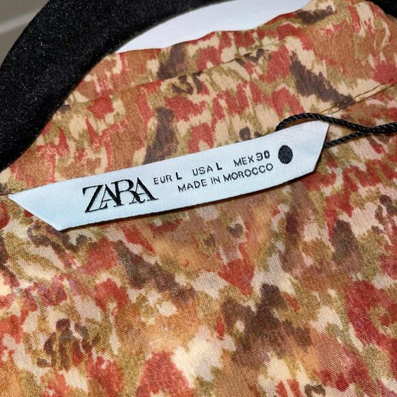 ZARA The Nico Blouse – Size L - NWT - Picture 5 of 9